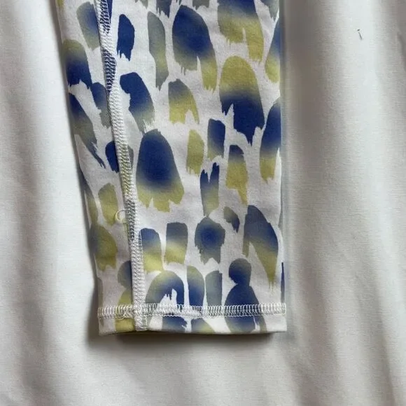 ALO Yoga airbrush legging cheetah Small blue yello - Picture 4 of 9